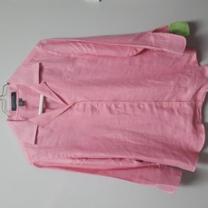 Lauren Linen shirt EUC